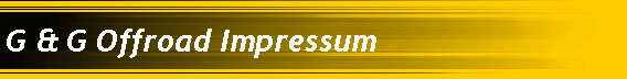 G & G Offroad Impressum